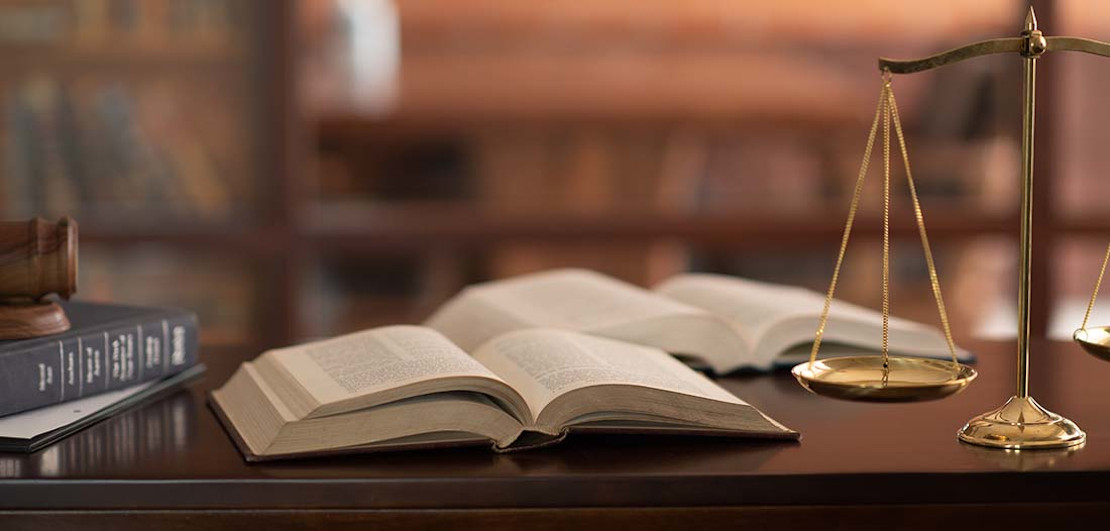 Two books lying on a desk